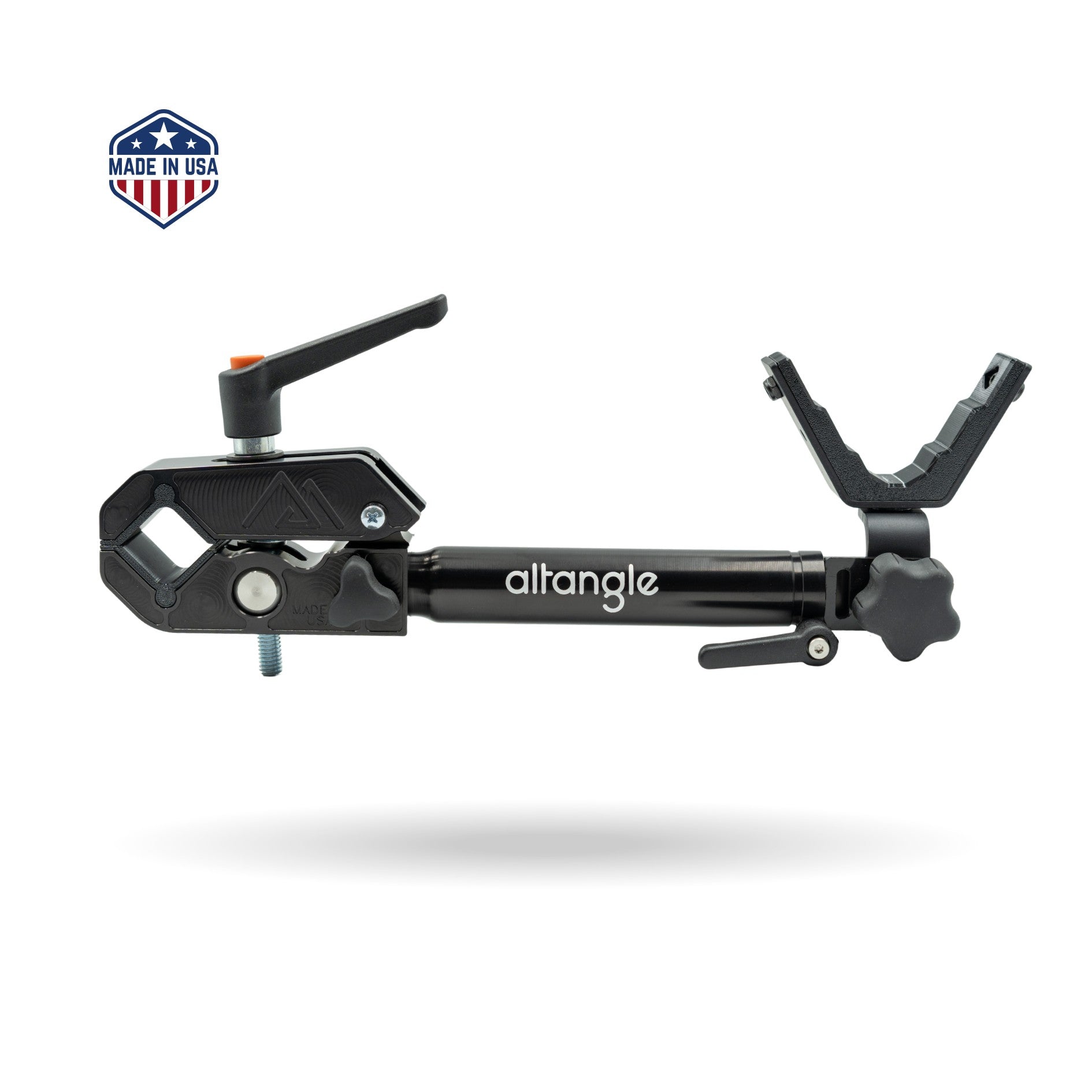 Connect Aim — Clamp-On V-Cradle Rest for the Field | Altangle