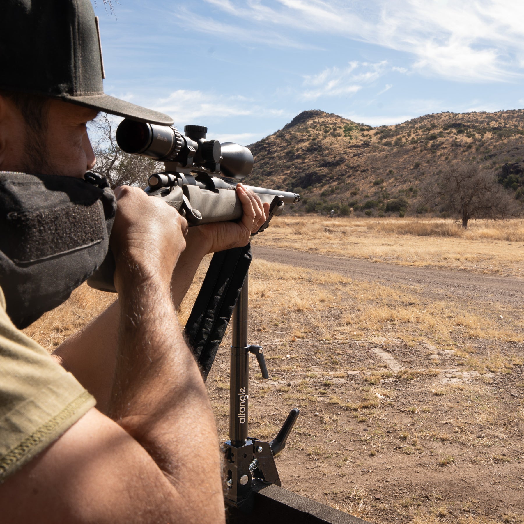 Connect Aim mounted on vehicle